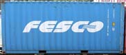 20DC container with prefix FESU