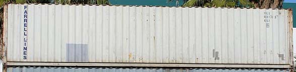 40DC container with prefix FRLU