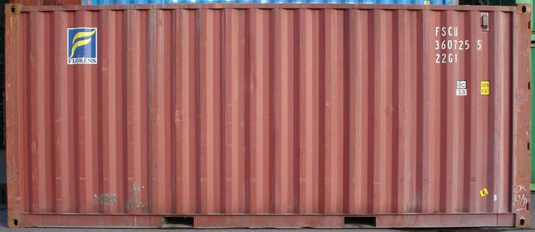 20DC container with prefix FSCU
