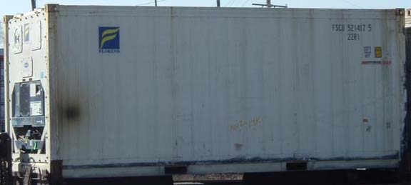 20REF container with prefix FSCU