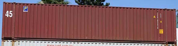 45HC container with prefix FSCU
