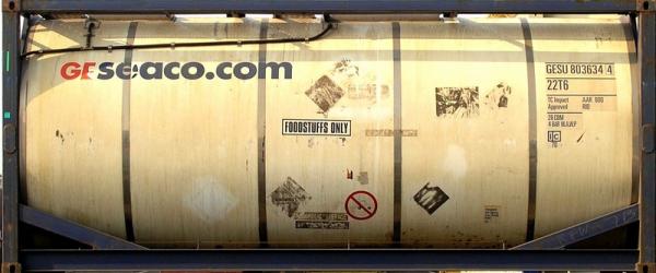 20TANK container with prefix GESU