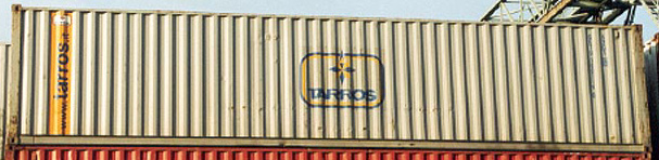 40DC container with prefix GETU