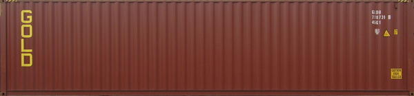 40HC container with prefix GLDU
