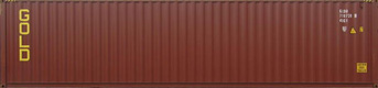 40HC container with prefix GLDU