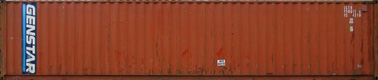 40DC container with prefix GSTU