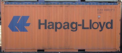 20OT container with prefix HLXU