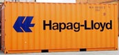 20DC container with prefix HLXU