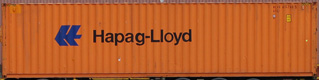 40HC container with prefix HLXU