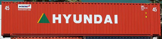 45HC container with prefix HMMU