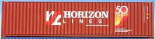 40HC container with prefix HRZU