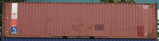 40DC container with prefix ICSU