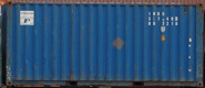 20DC container with prefix INBU