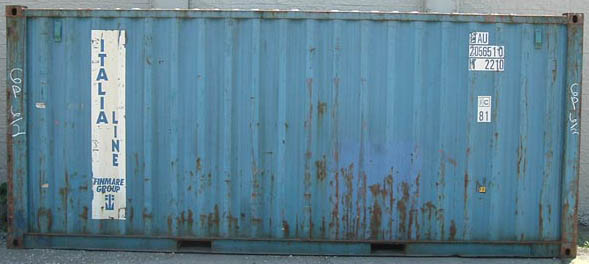 20DC container with prefix ITAU