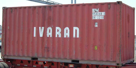 20DC container with prefix IVLU