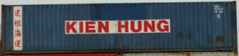 40DC container with prefix KHLU