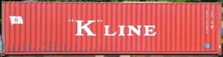 40HC container with prefix KKFU