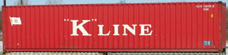 40DC container with prefix KLFU