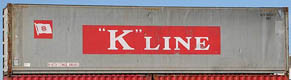 40REF container with prefix KLFU