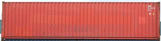 40HC container with prefix MAXU