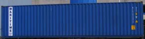 40HC container with prefix MCLU