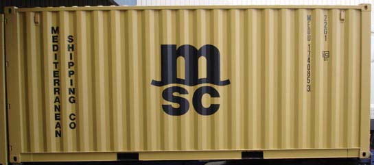 20DC container with prefix MEDU