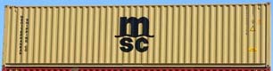 40HC container with prefix MEDU