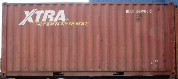 20DC container with prefix MLCU
