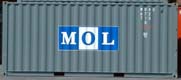 20DC container with prefix MOAU