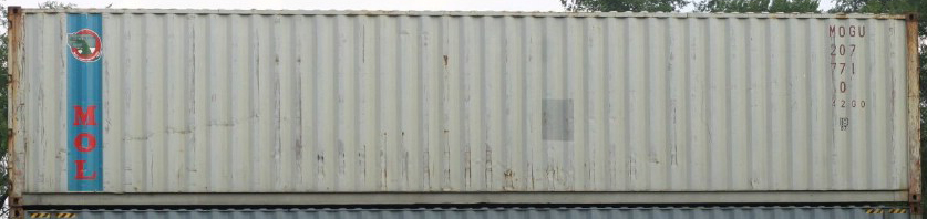 40DC container with prefix MOGU