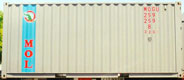 20DC container with prefix MOGU
