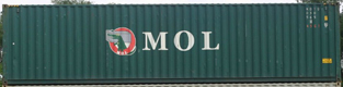 40HC container with prefix MOTU