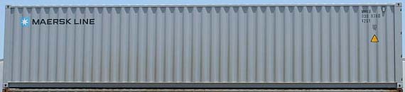 40DC container with prefix MRKU