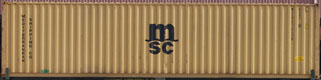 40HC MSCU container picture