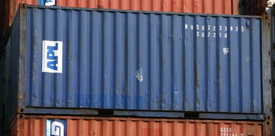 20DC container with prefix NOSU