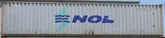 40DC container with prefix NOSU