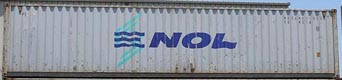 40DC container with prefix NOSU