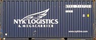 20DC container with prefix NYKU