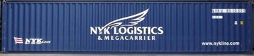 40DC container with prefix NYKU
