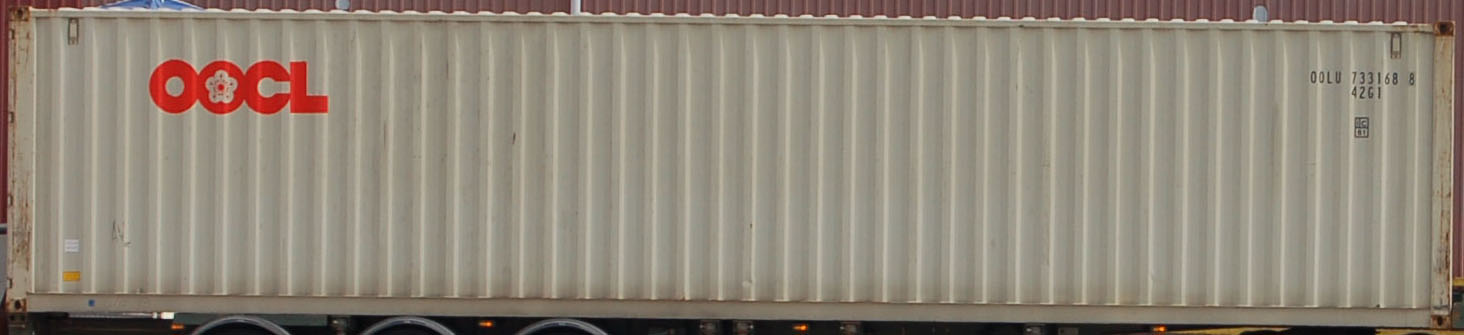 40DC container with prefix OOLU