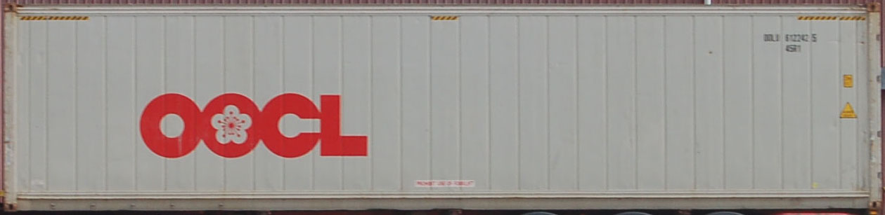 40REF container with prefix OOLU
