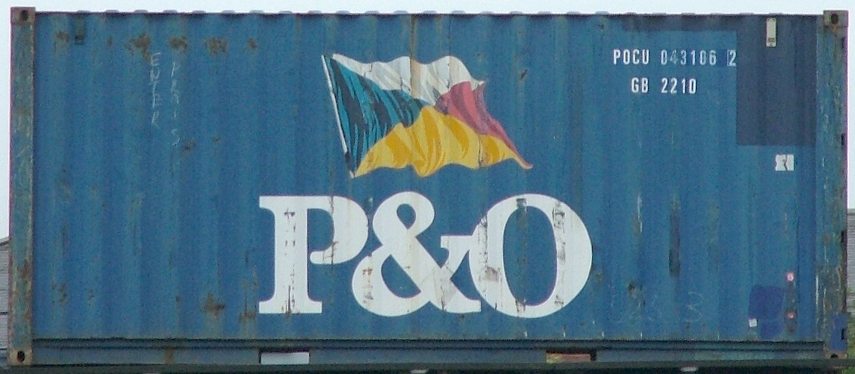 20DC container with prefix POCU