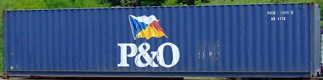40DC container with prefix POCU