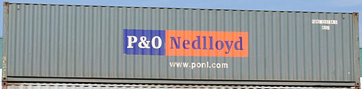 40DC container with prefix PONU
