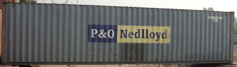 40HC container with prefix PONU