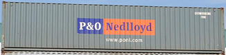 40DC container with prefix PONU