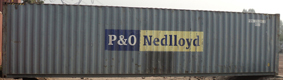 40HC container with prefix PONU