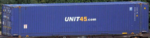 45HC container with prefix PVDU