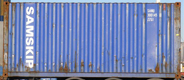 20DC container with prefix SANU
