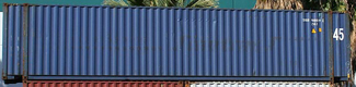 45HC container with prefix SNBU